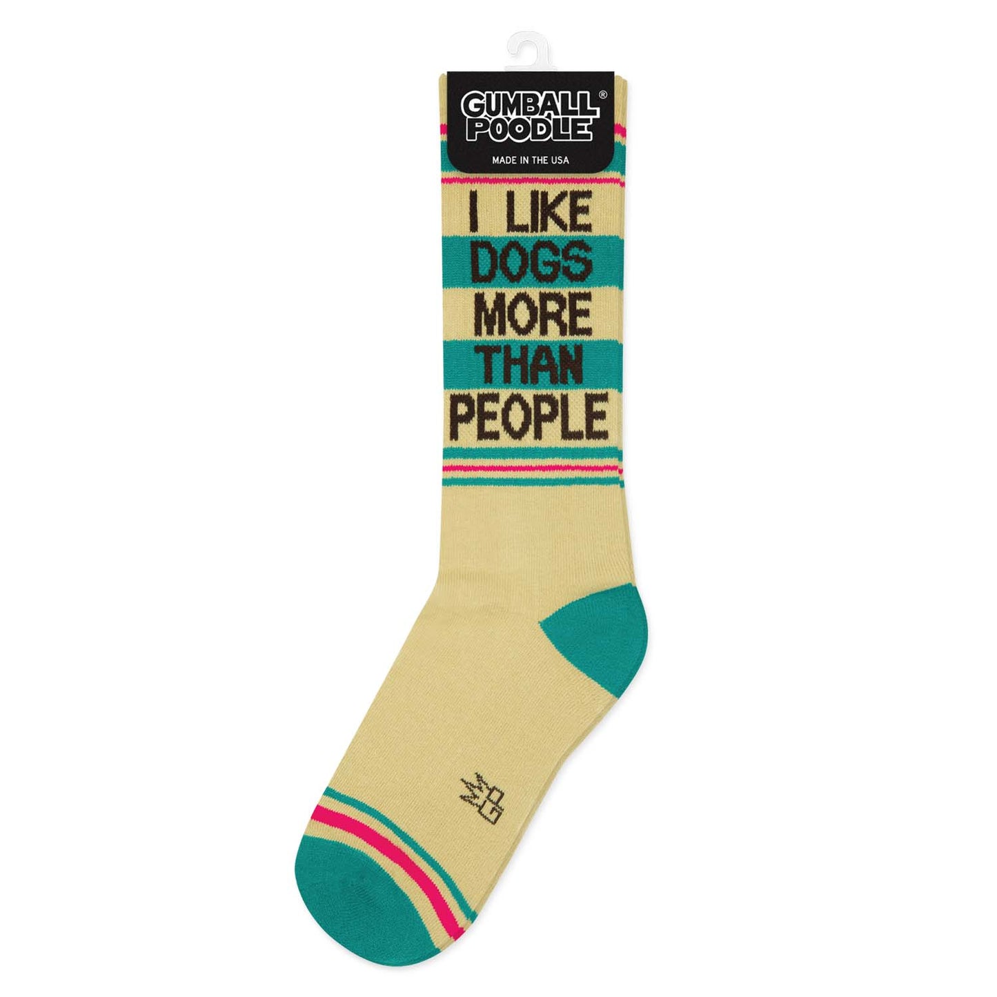 I Like Dogs More Than People - Gym Crew Socks