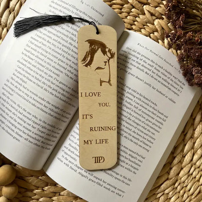 The Poets Era Taylor Inspired Wooden Bookmark