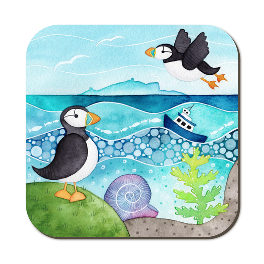 Coaster - Puffins