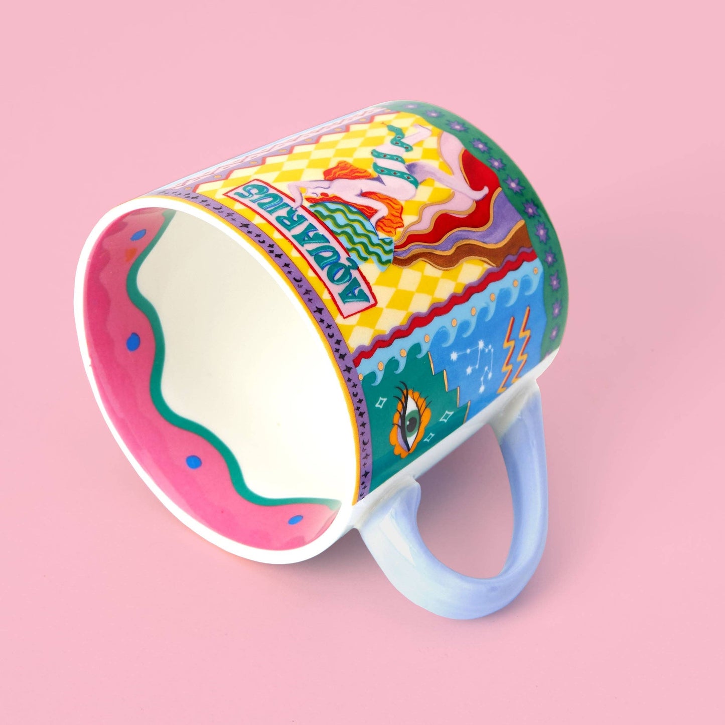 Eleanor Bowmer Aquarius Zodiac Mug
