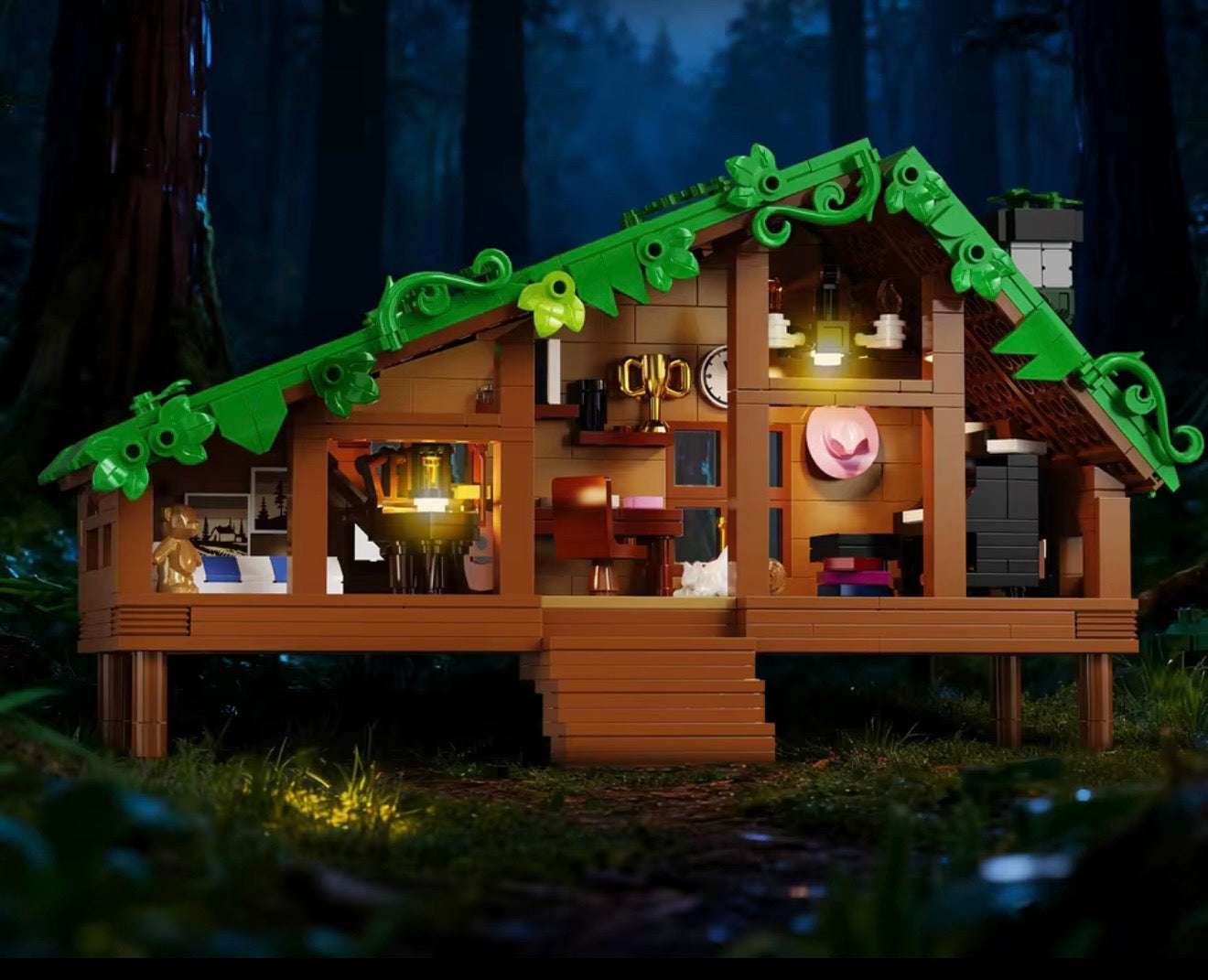 Folklore LED Light Up Building Brick House