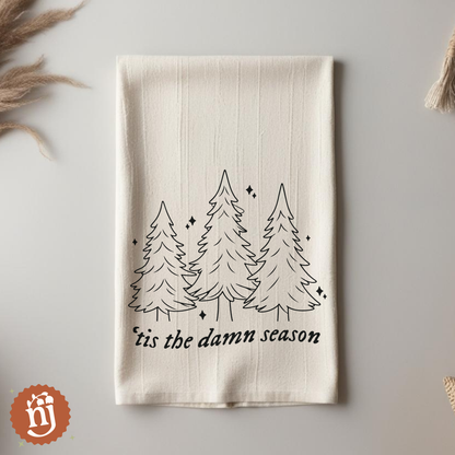 Taylor Swift Inspired "Tis the Damn Season" Tea Towel