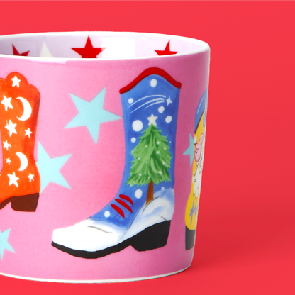 Eleanor Bowmer Howdy Holidays Mug