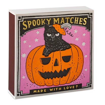 Archivist Gallery Spooky Matches Matchbox - Square - Safety Matches 🎃