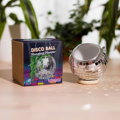 Disco Ball Hanging Planter - 4 Inches