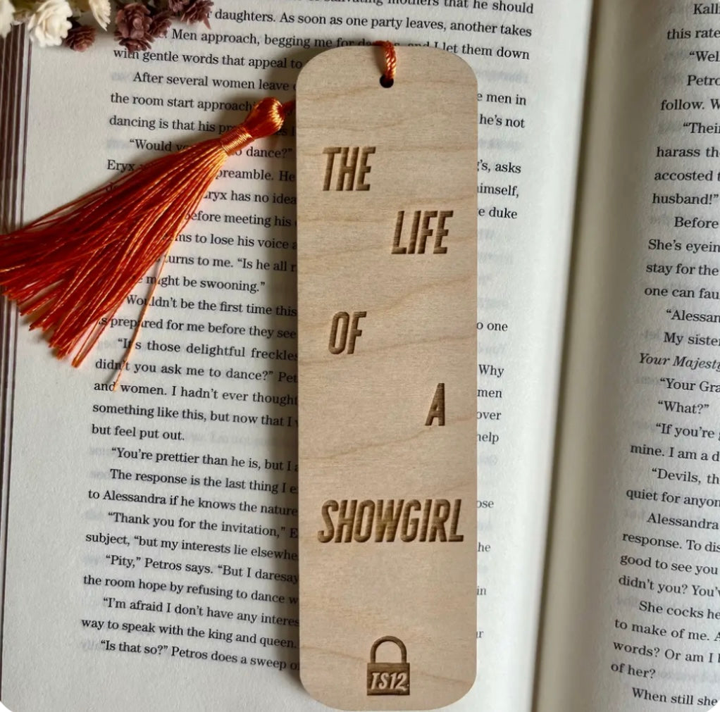 TS12 Inspired Wooden Bookmarks