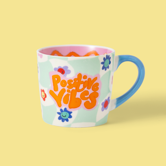 Eleanor Bowmer Positive Vibes Mug