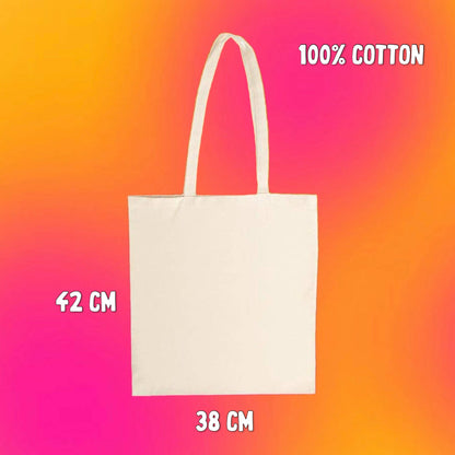 Cowboy Frog Embroidered Tote Bag