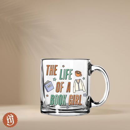 Taylor Showgirl Era Inspired Life of a Book Girl Glass Mug