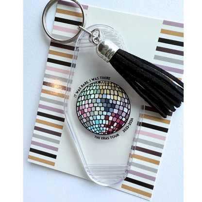 It Was Rare I Was There - Eras Tour Disco 🪩 Ball Acrylic Keyring
