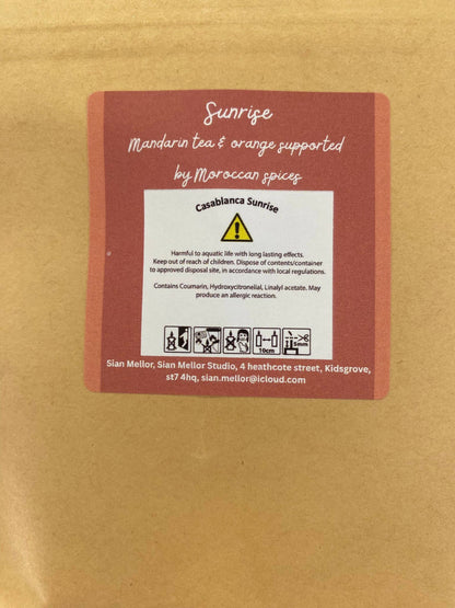 Sunrise wax melt shapes