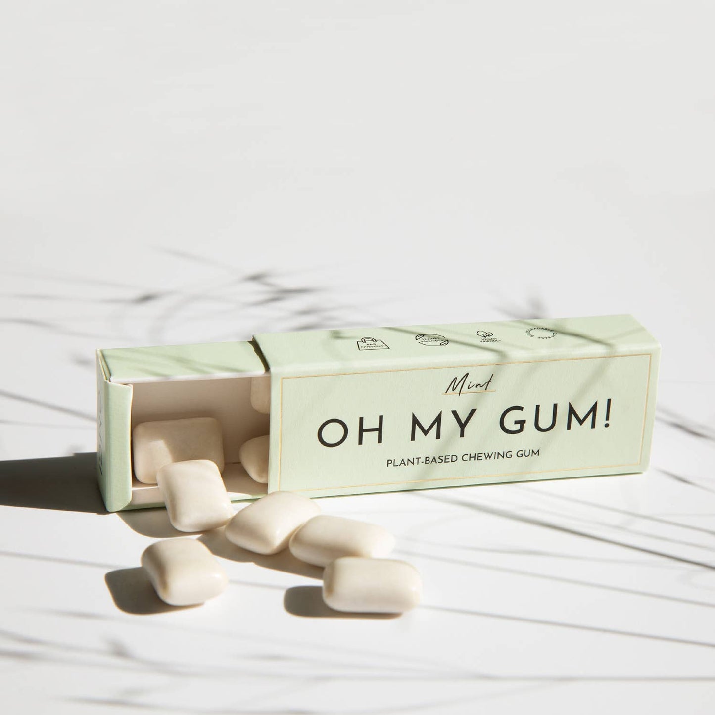 OH MY GUM! - MINT CHEWING GUM - PLANT-BASED SUGAR-FREE