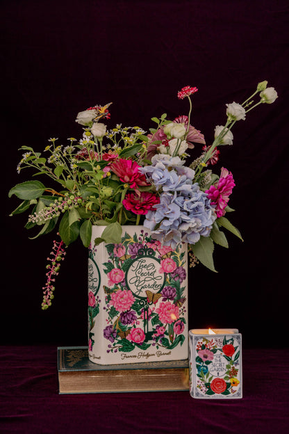 Large Book Vase - The Secret Garden 2
