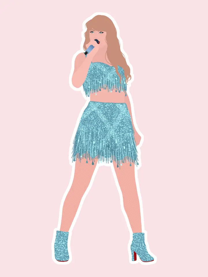 Taylor Swift - Era Outfits Holographic Sticker