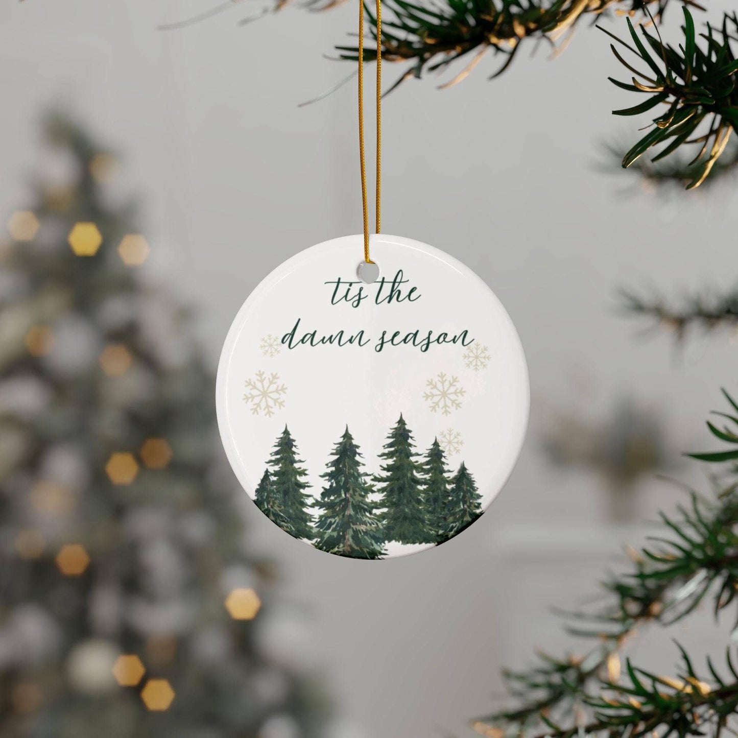 Tis The Damn Season Ornament, Merry Swiftmas Xmas Keepsake