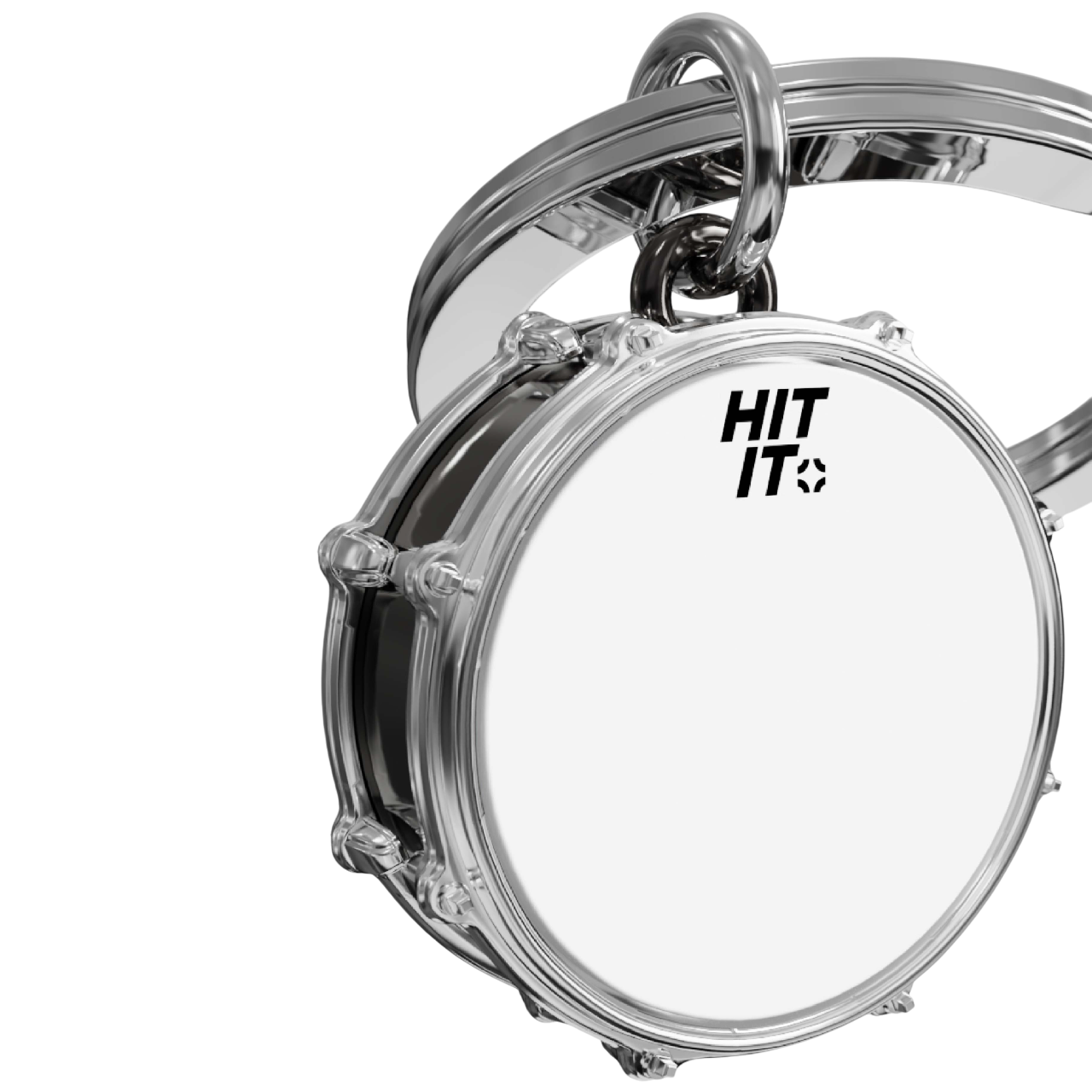 Metalmorphose Keyring Drum Kit with Cymbal Keyring