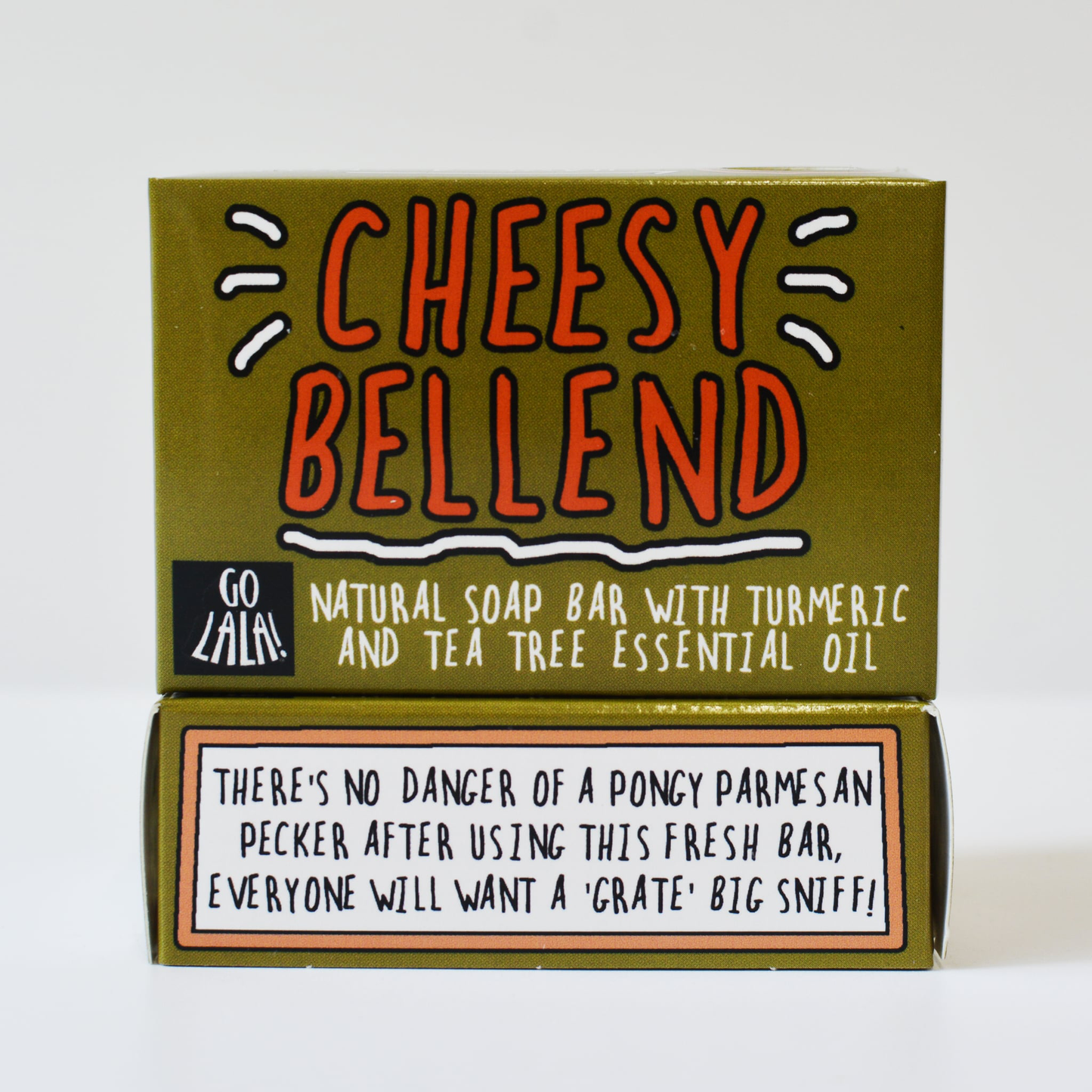 Cheesy Bellend - Turmeric and Tea tree soap  Funny Gift