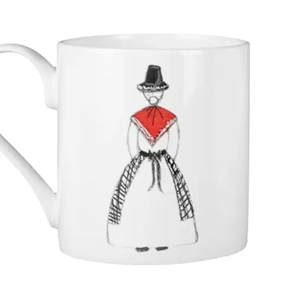 Dilys Welsh Lady Bone China Mug