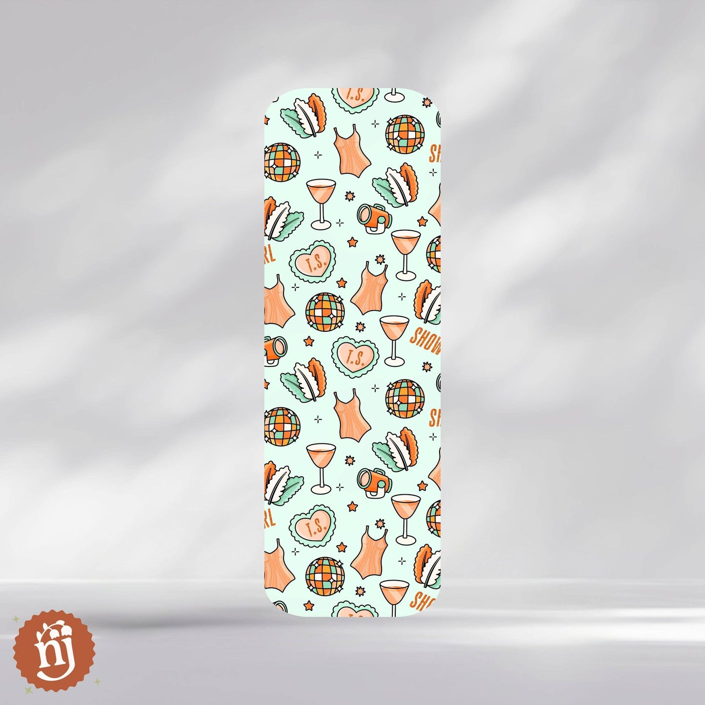 Taylor's Showgirl Era Inspired Bookmark, Teal