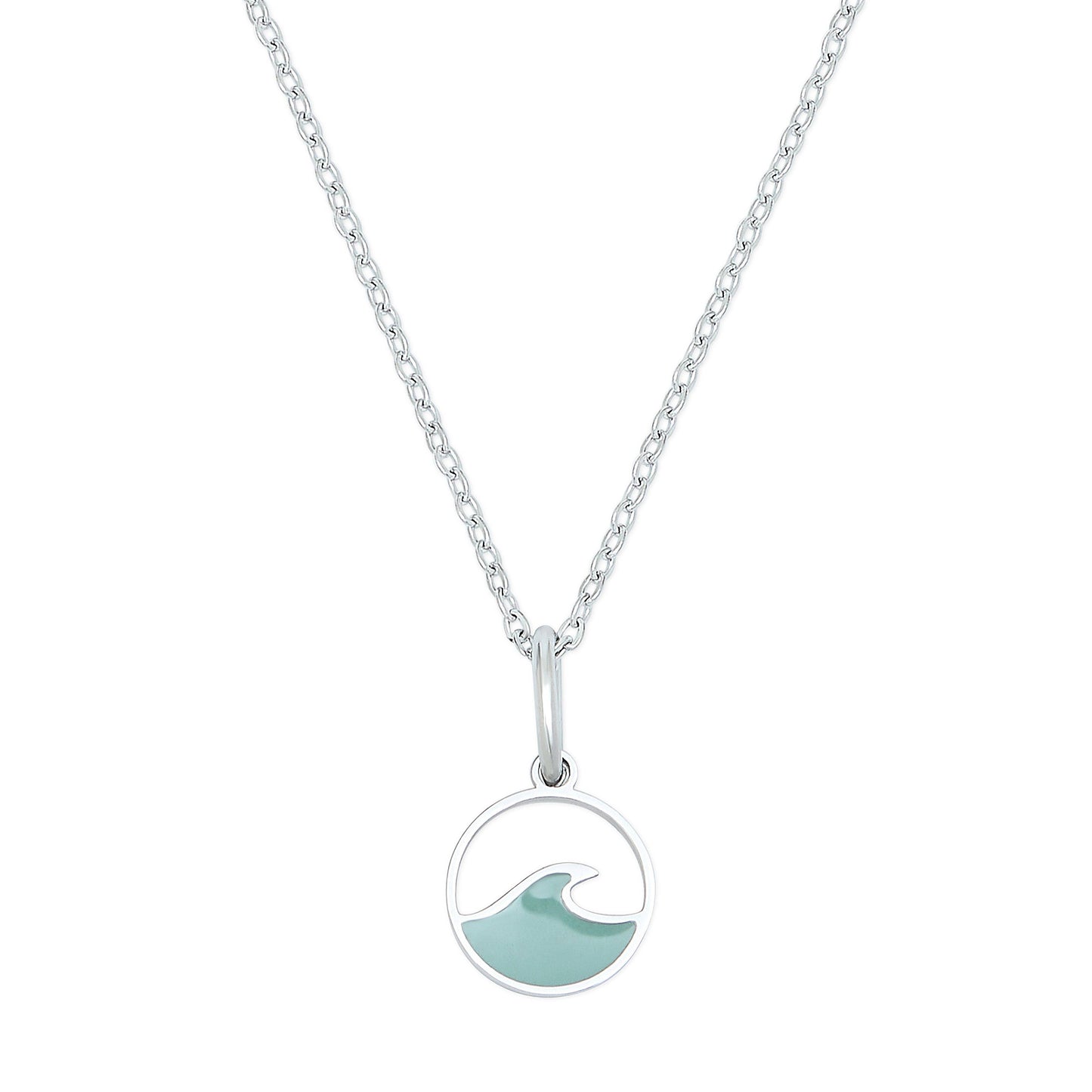 Wave Charm Necklace