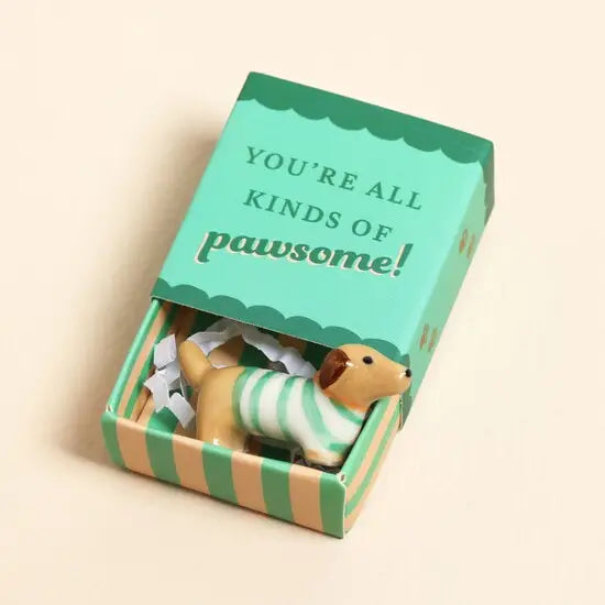 Tiny Matchbox Ceramic Token