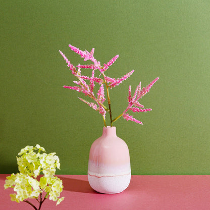 Mojave Glazed Pink Vase