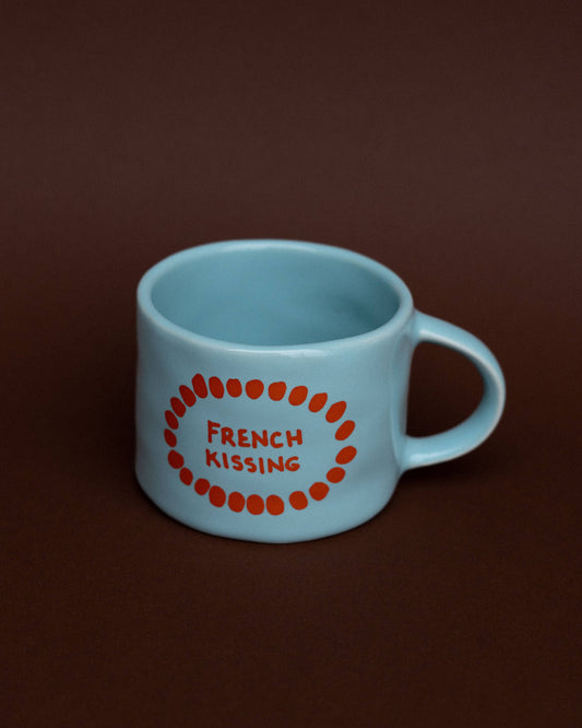 Ceramic Mug by Sisi - French kissing