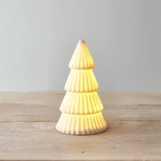 Ceramic LED White Tree - Small