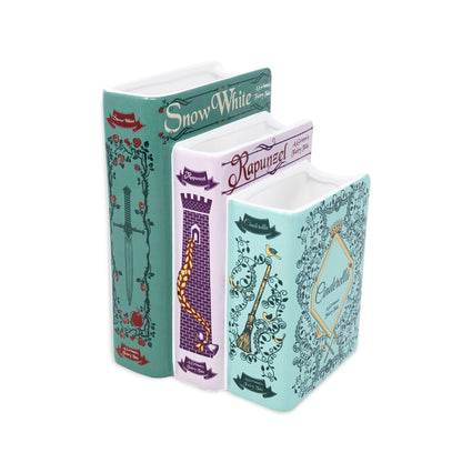 Triple Book Vase - Grimm's Fairy Tales