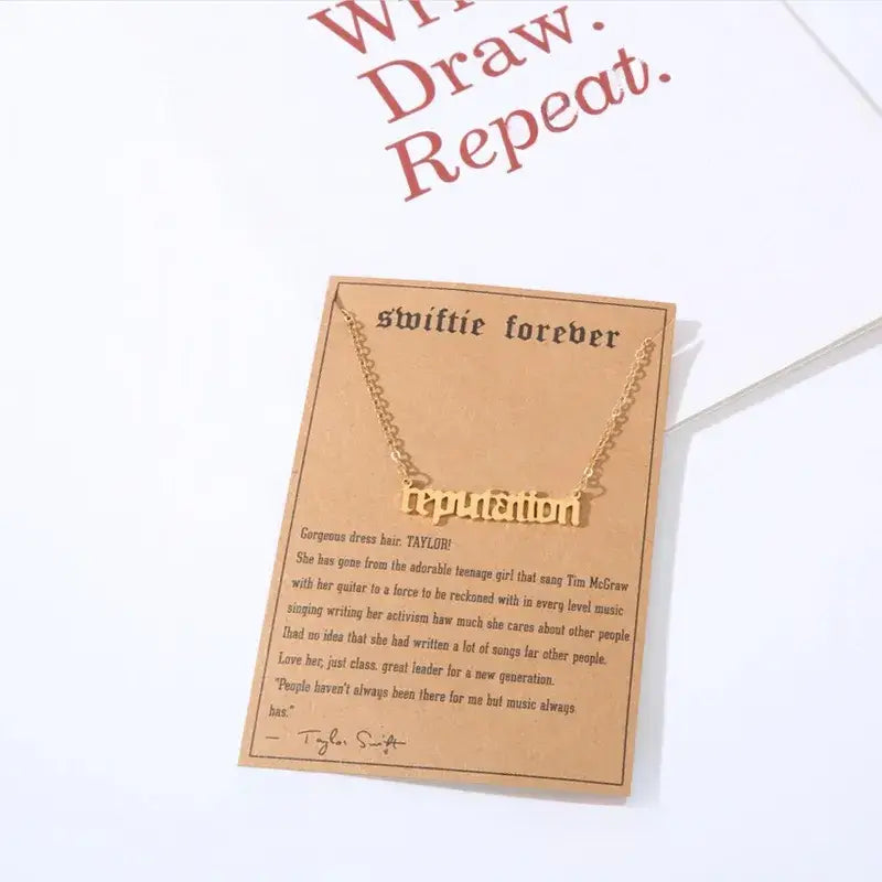 Taylor Swift - Swiftie Pendant Necklace