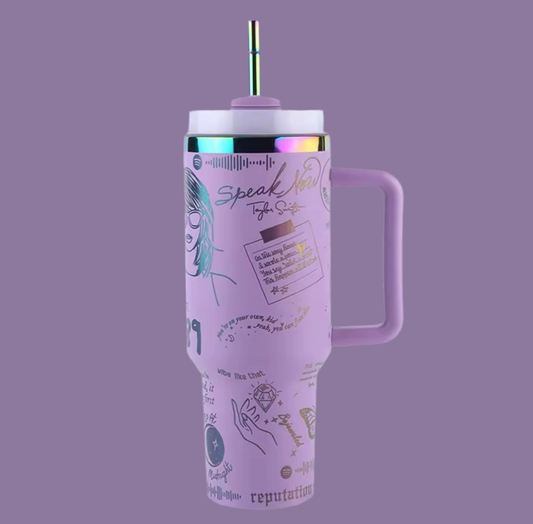 Purple Stainless Steel 40 Oz Tumbler