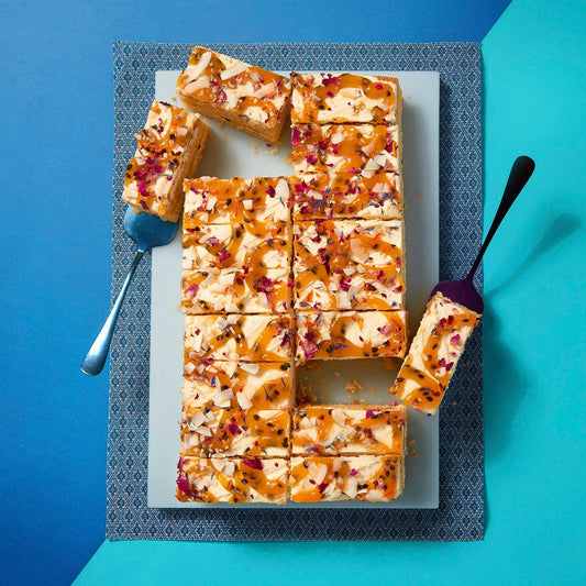 Passionfruit and Coconut Traycake