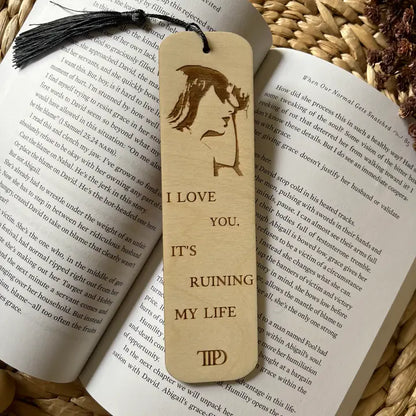 The Poets Era Taylor Inspired Wooden Bookmark