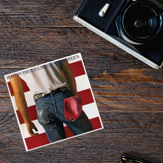 Ceramic Coaster - Bruce Springsteen Born in the U.S.A. Album