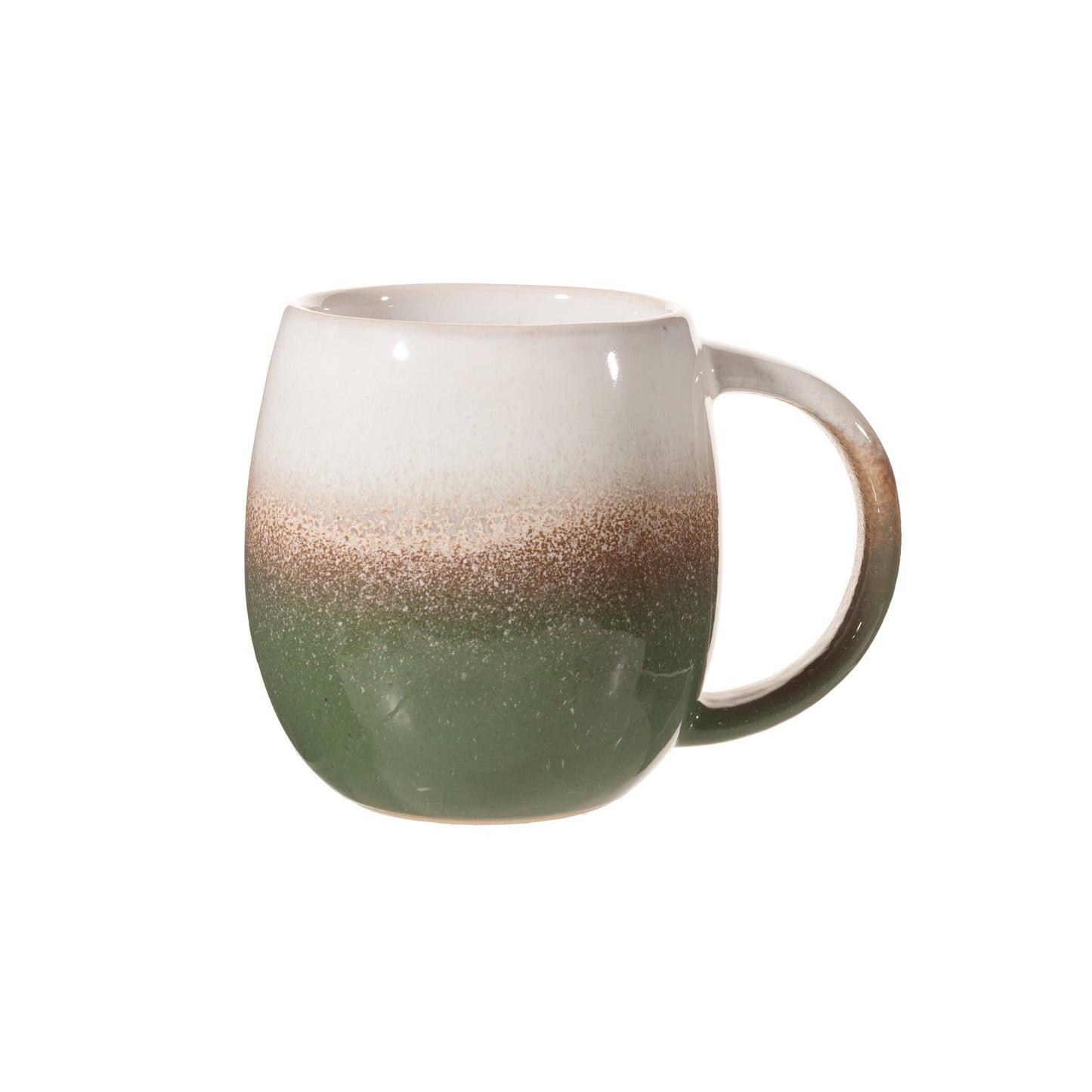 Dip Glazed Ombre Green Mug