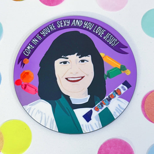 Vicar of Dibley Coaster