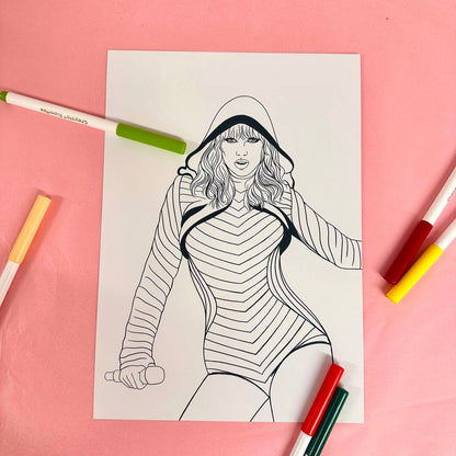 Taylor Swift - Eras Colouring Sheet Set