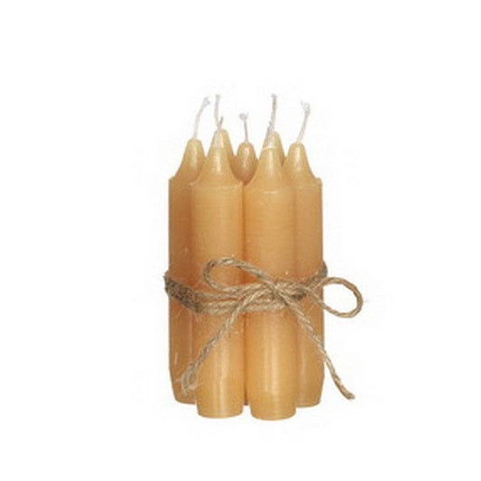 Honey Taper Candle 11 cm Set 7