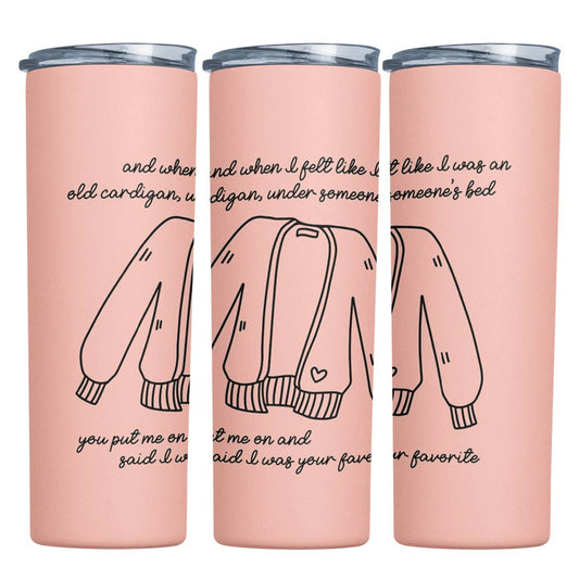 TS Inspired Cardigan 20 Oz Drinks Tumbler