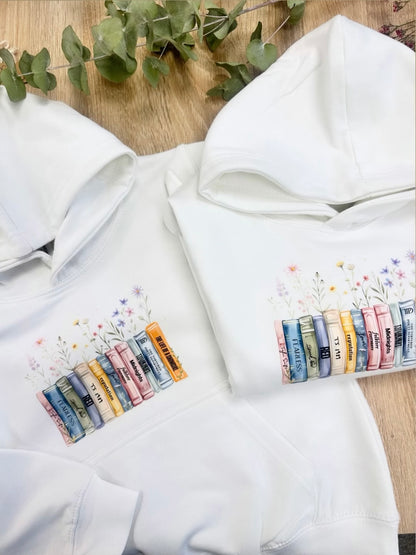 Child Swiftie Albums as Books Hoodie - Includes TLOASG