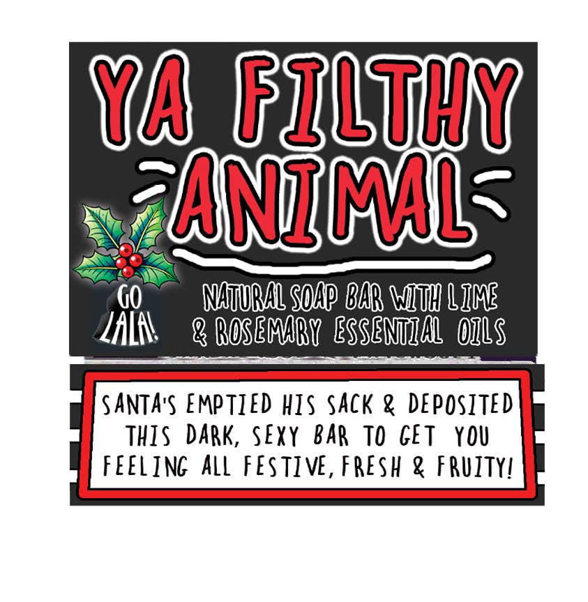 Ya Filthy Animal Christmas Soap Lime & Rosemary