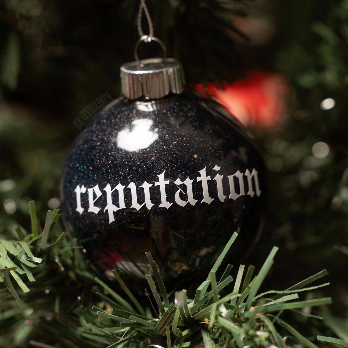 Taylor Christmas Ornaments With Glitter