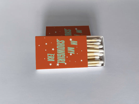 In My Showgirl Era Taylor Swift Matchbook