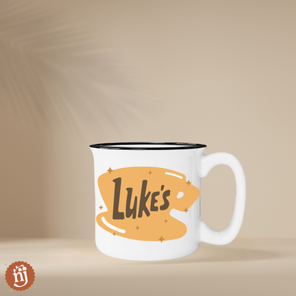 Gilmore Girls Inspired Luke's Coffee Ceramic Campfire Mug
