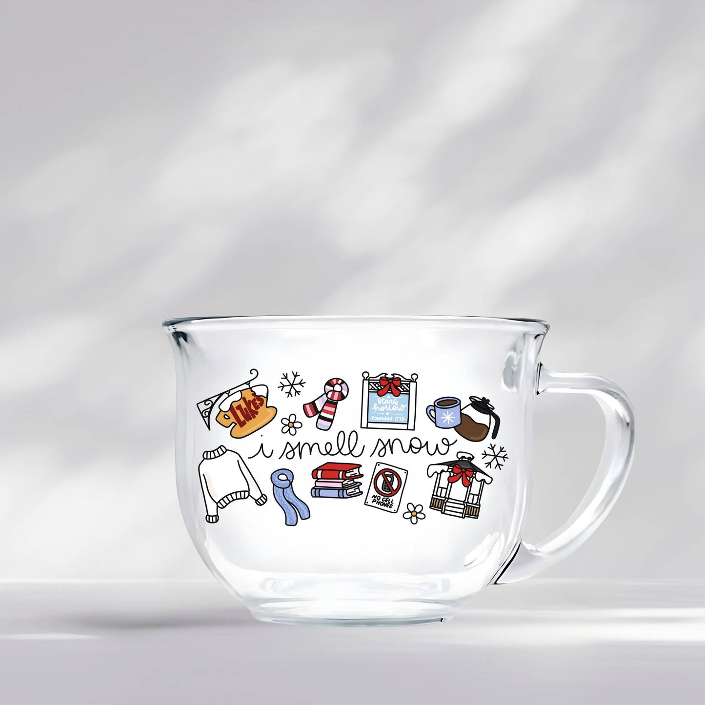 Gilmore Girls Inspired I Smell Snow Teacup Mug