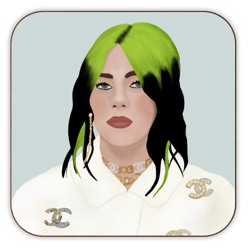 Coasters 'Billie Eilish Portrait'