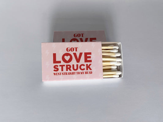 Got Lovestruck Straight to my Head Taylor Swift Matchbook