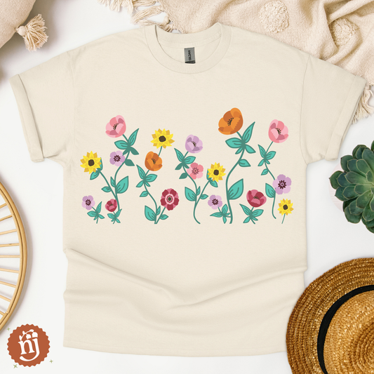 Taylor Swift Inspired Eras Tour Flowers T-Shirt