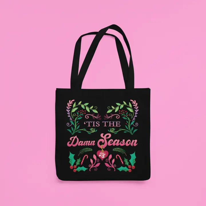 Tis the Damn Season Taylor Swift Lyrics Tote Bag