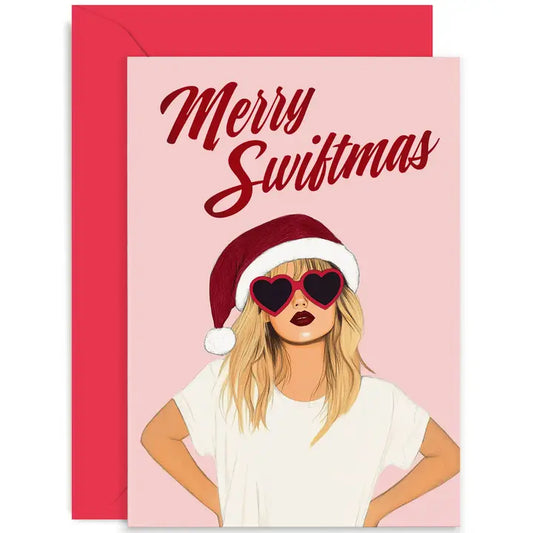 Merry Swiftmas Card - Christmas Card - Taylor Swift Card